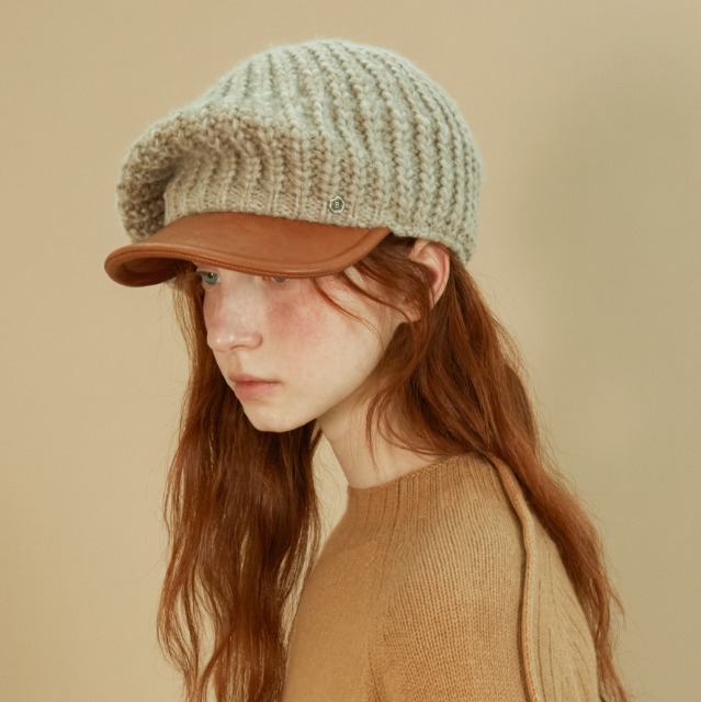 Duck beret – Knitting beige