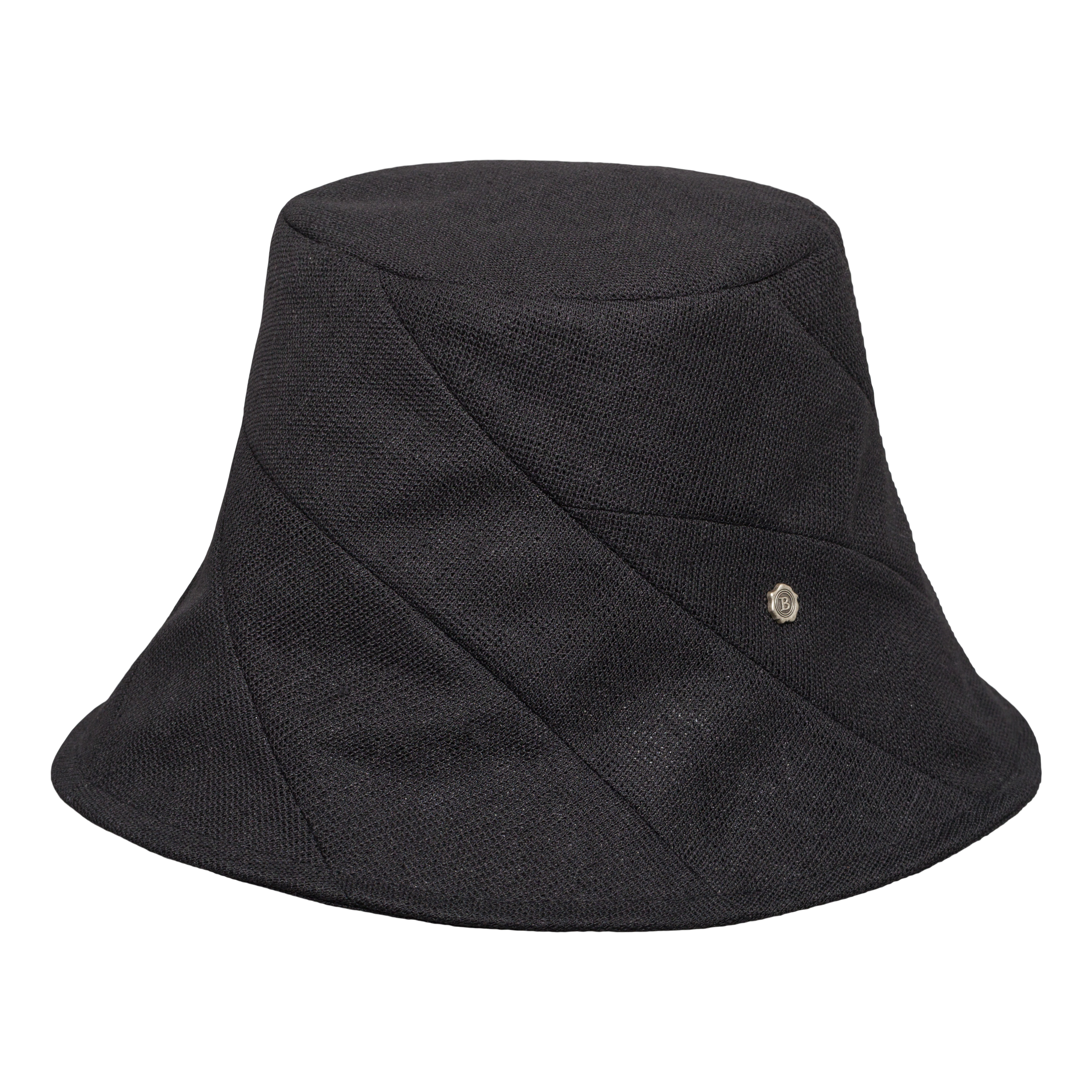 Delicate Pannel Hat - Black