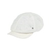 Simple Newsboy cap - Floral white