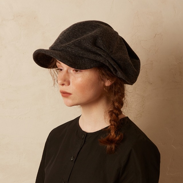 2 Tucked casquette-Jersey charcoal