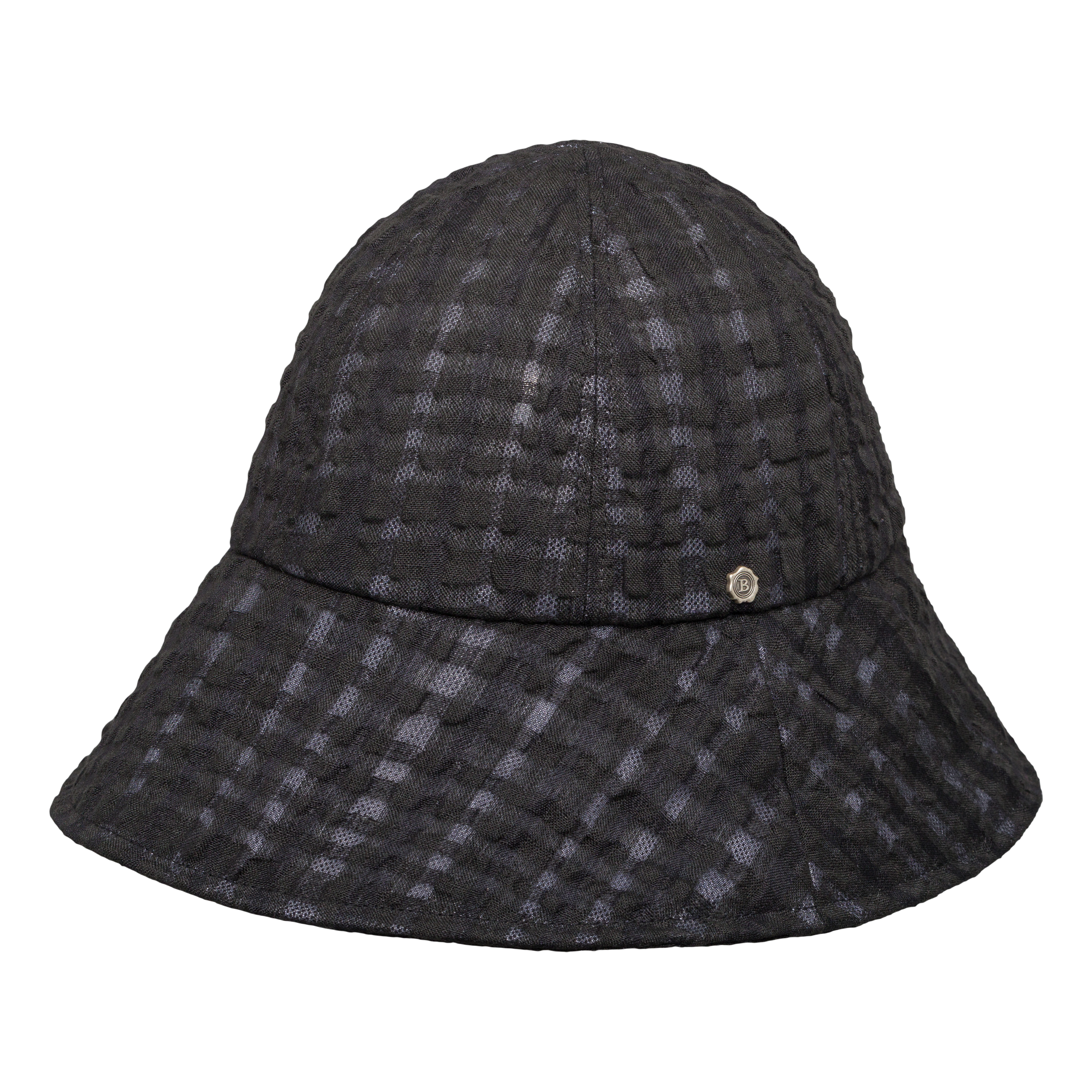Saint Hat – Rippled Check Linen